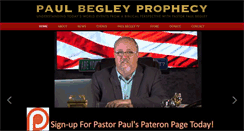 Desktop Screenshot of paulbegleyprophecy.com