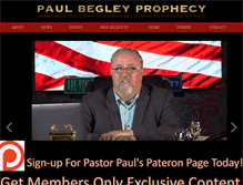 Tablet Screenshot of paulbegleyprophecy.com